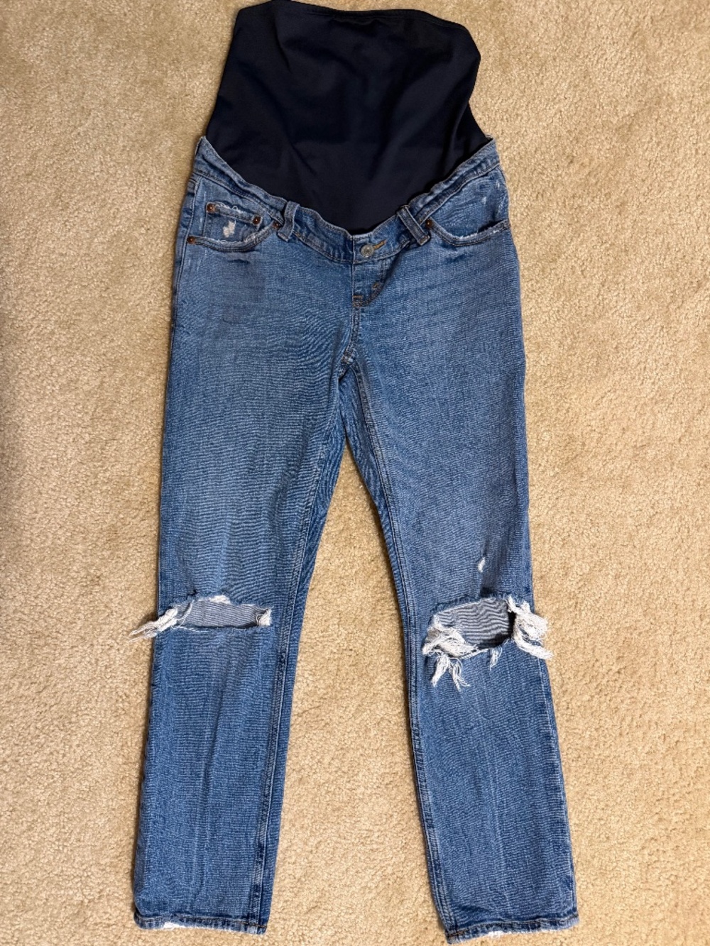 Abercrombie & fitch maternity jeans